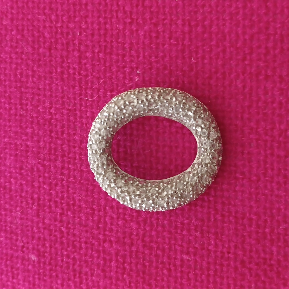 Pave 925 silver pendent